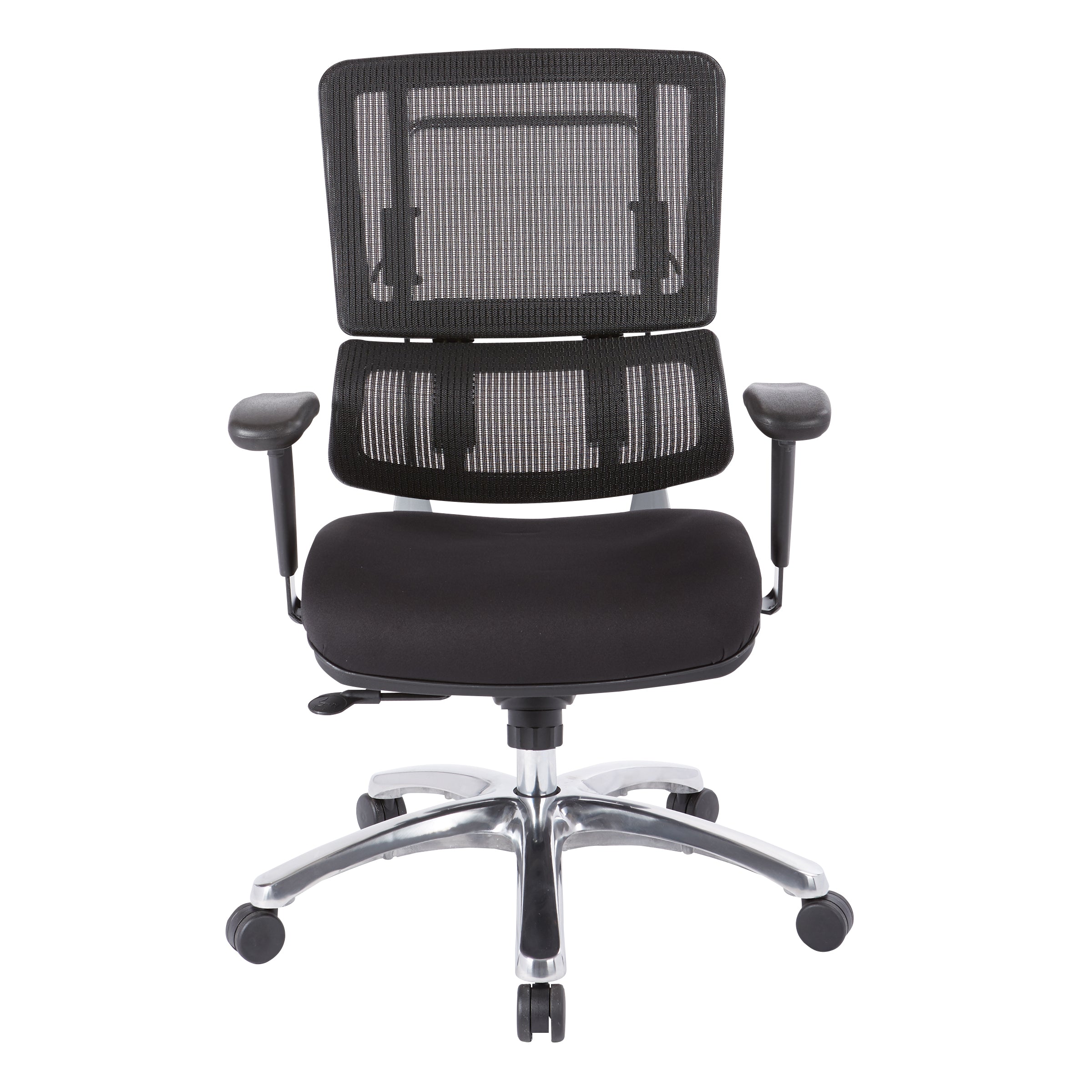 Vertical Black Mesh Back Chair